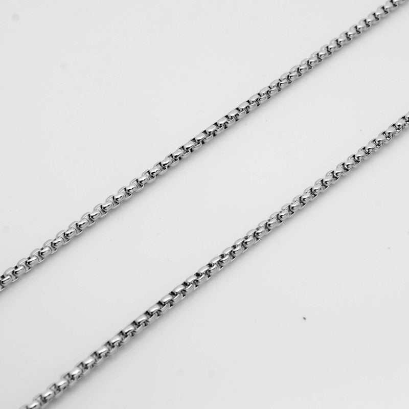 Pearl Sterling Sier Ornament Thick Straps Necklaces