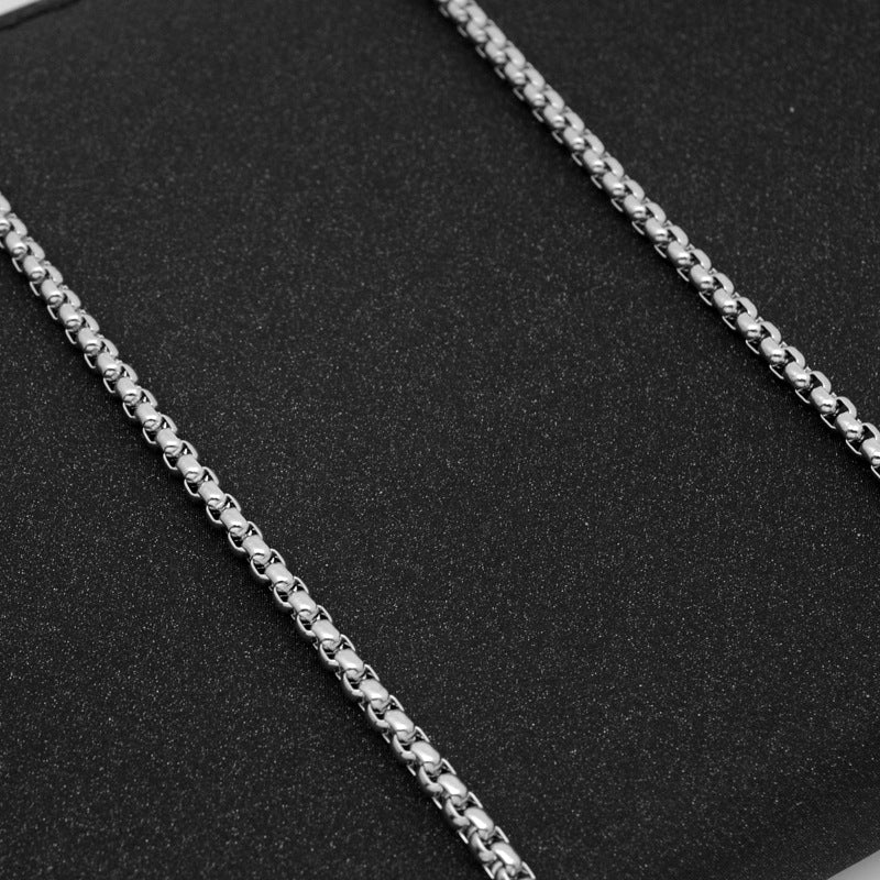 Pearl Sterling Sier Ornament Thick Straps Necklaces
