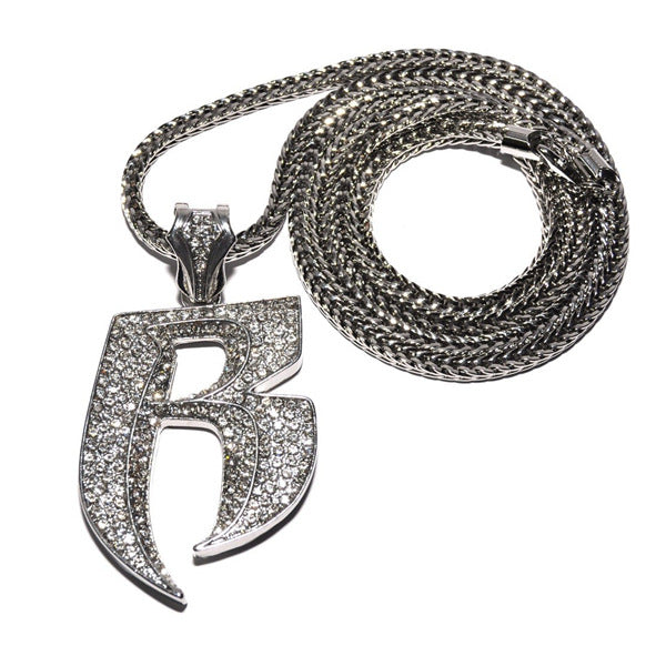 Diamond Hip Hop Letter Fashion Personality Necklaces