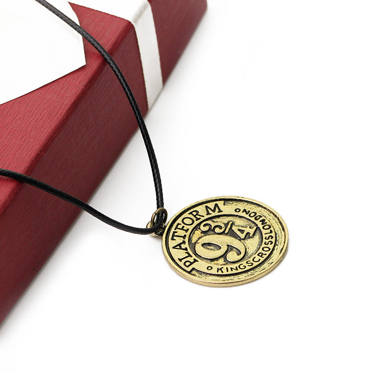 Men's Quarters Pendant Resurrection Coin Metal Films Necklaces
