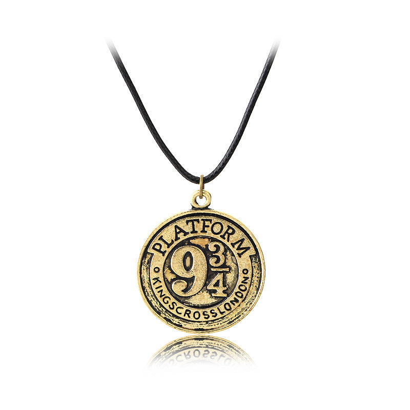 Men's Quarters Pendant Resurrection Coin Metal Films Necklaces