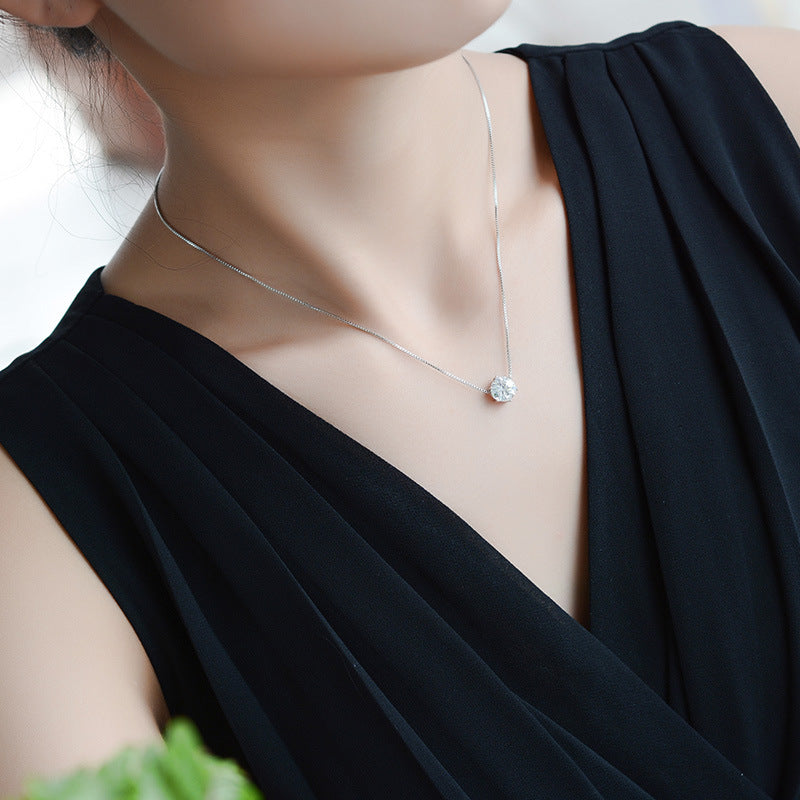 Collier ras du cou incrusté de Zircon, chaîne de clavicule, bijoux féminins