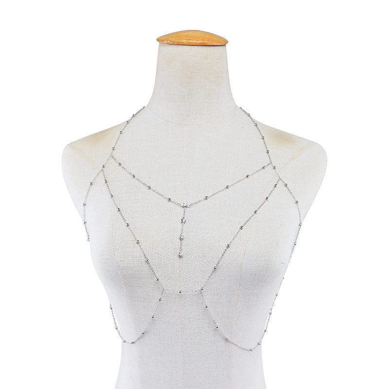 Colliers de perles de cuivre ornement de reliure de cou sexy