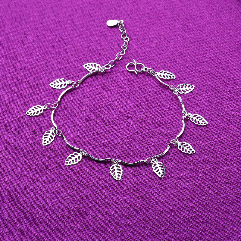 Women's Sier Fashion Korean Beaded Jewelry Stall Goods Bracelets