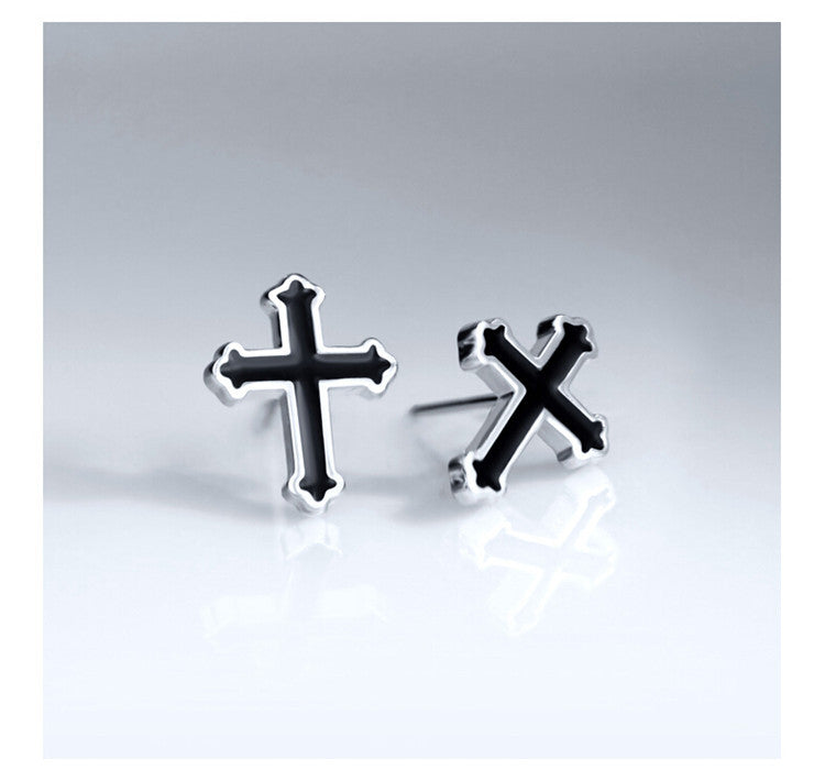 Women's Korean Fashion Black Personalized For Refined Earrings