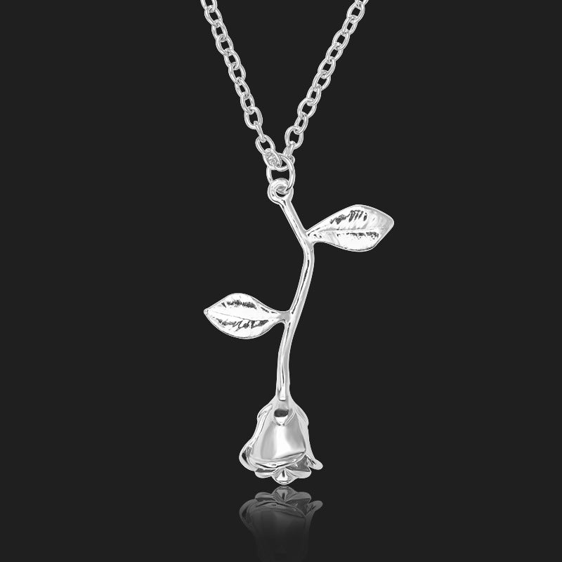 Hollow Rose Pendant Fashion Dignified Flowers Necklaces