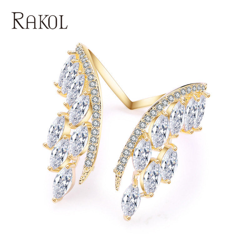 Creative Angel Wings Open Female Exquisite Rings