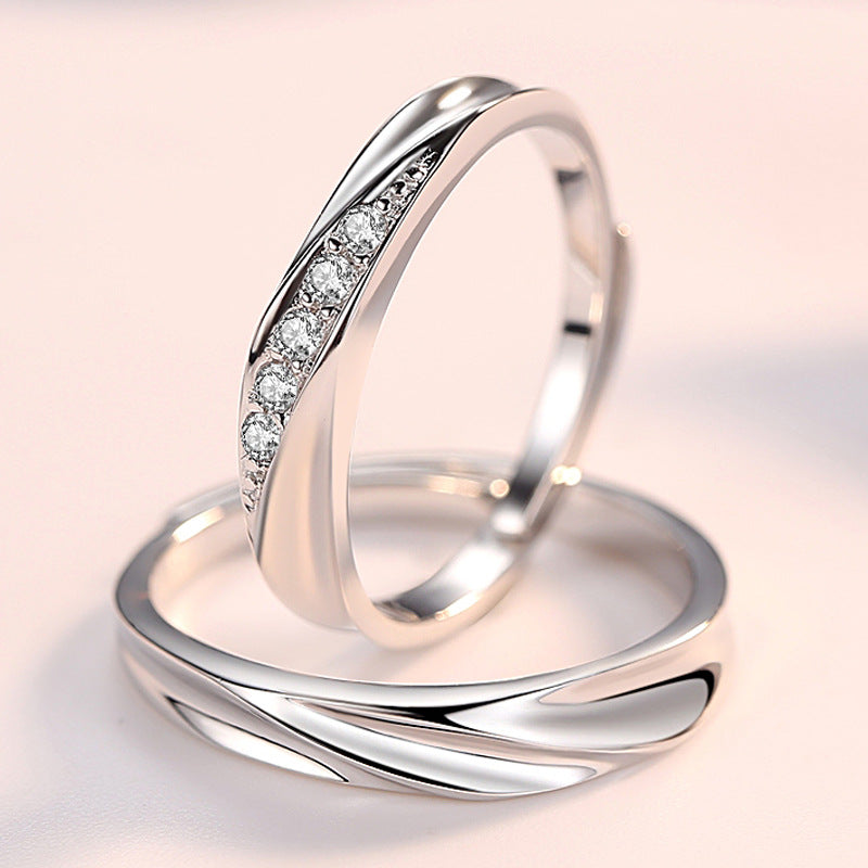 Women's Sier Special Interest Light Luxury High-grade Rings