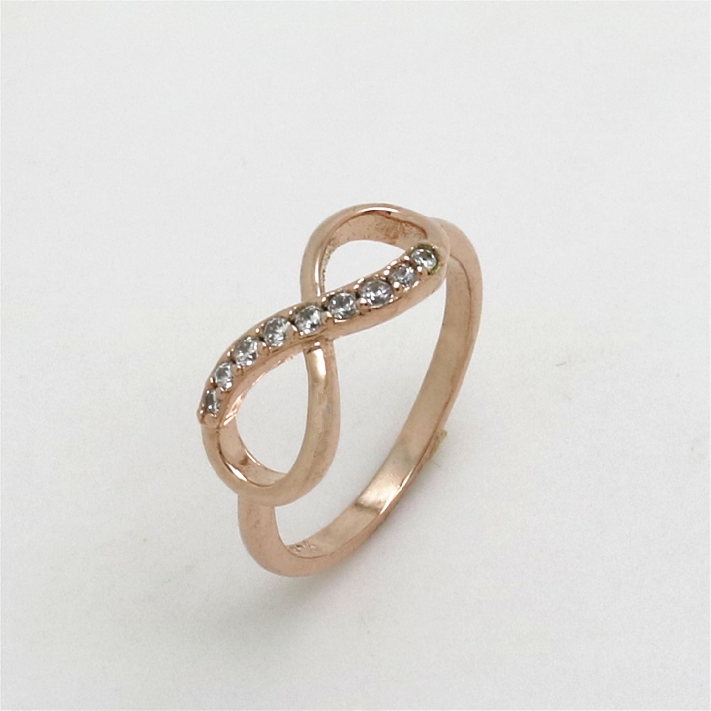 Damen-Stil, modische Kristall-Zirkon-Metall-Diamantringe