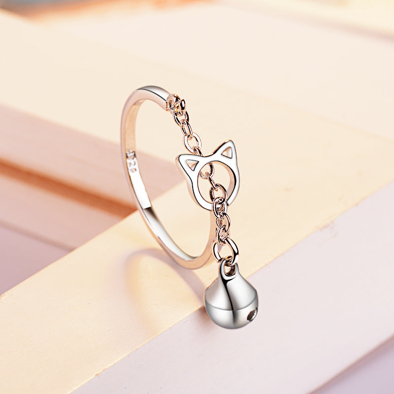 Bell Simple Creative Tassel Open Decoration Rings