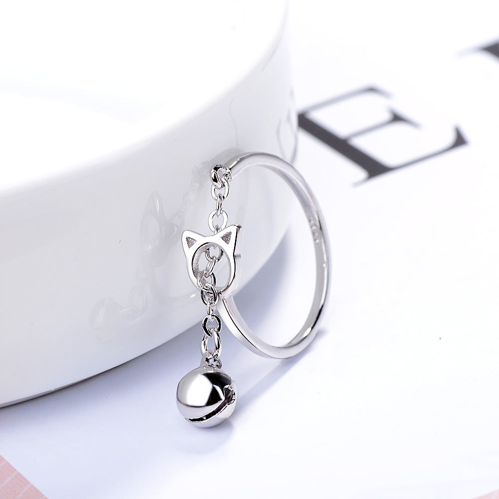 Bell Simple Creative Tassel Open Decoration Rings
