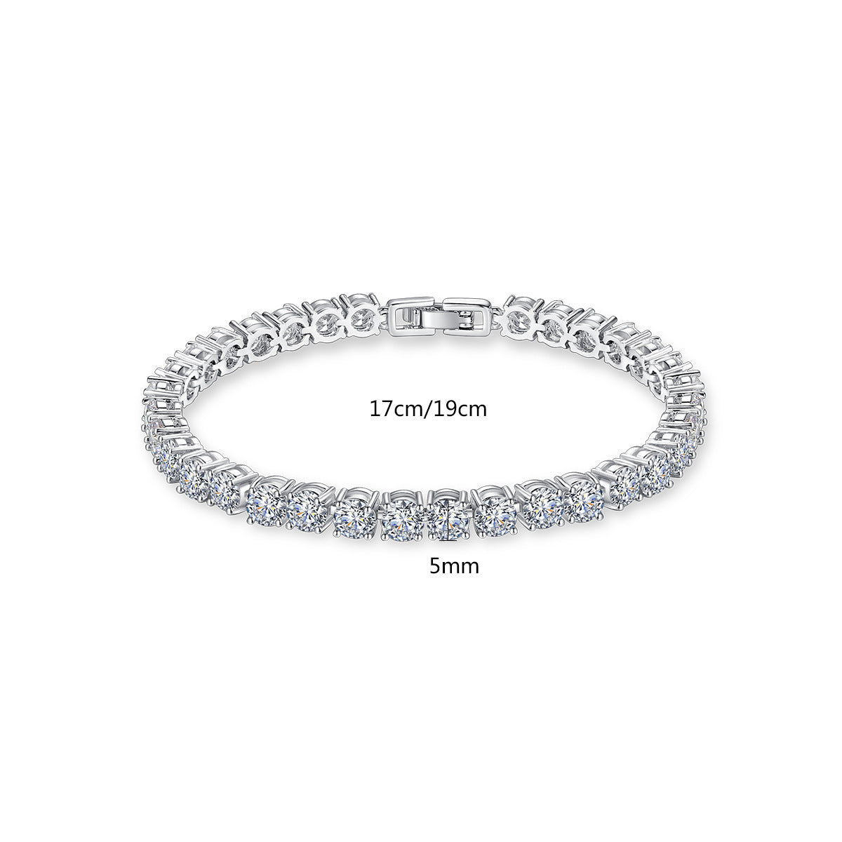 Damen-Kupfer-Zirkon-einfache Persönlichkeitsschmuck-Geschenkarmbänder