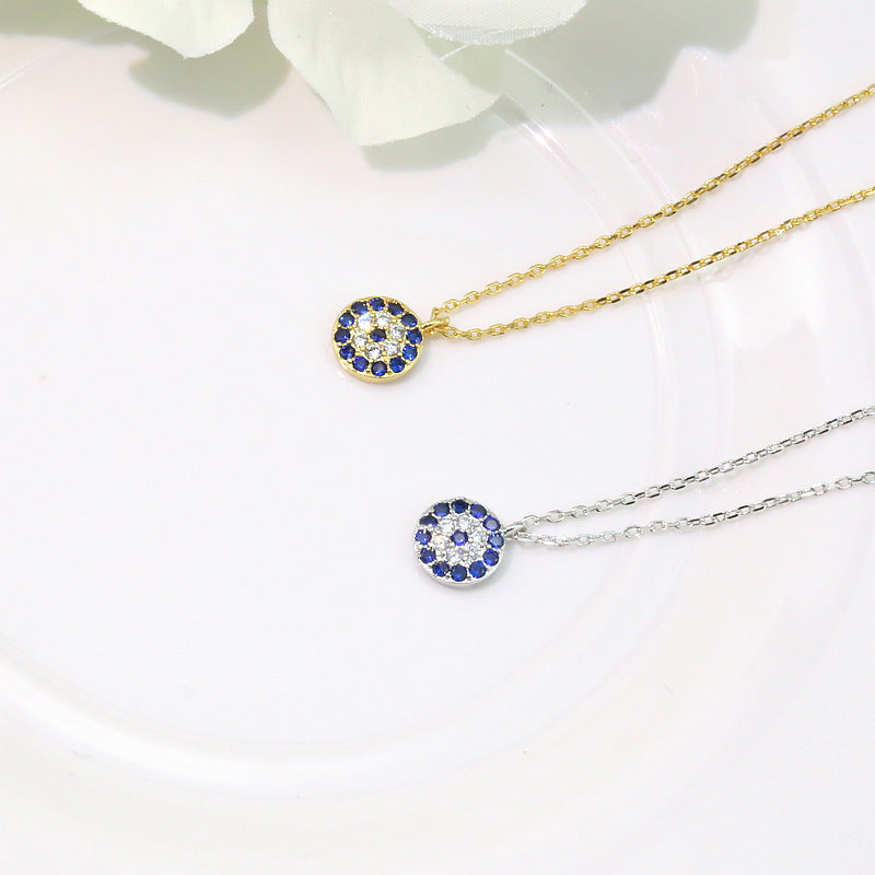 Colliers en Zircon et strass platine plaqués cuivre pour femmes