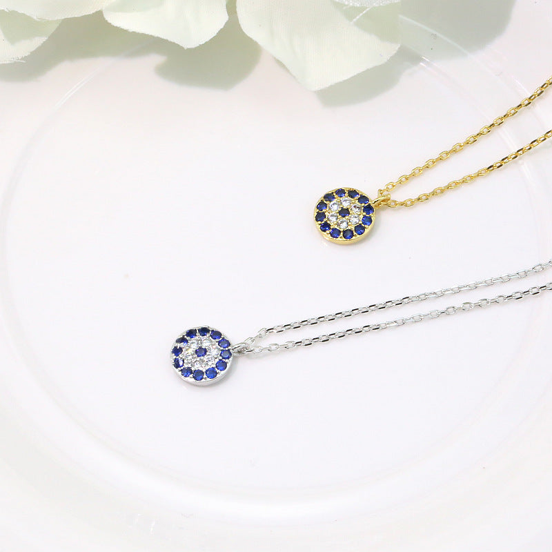 Colliers en Zircon et strass platine plaqués cuivre pour femmes