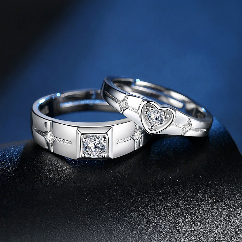 Women's & Men's & Fashion Personalized And Couple Heart-shaped Rings