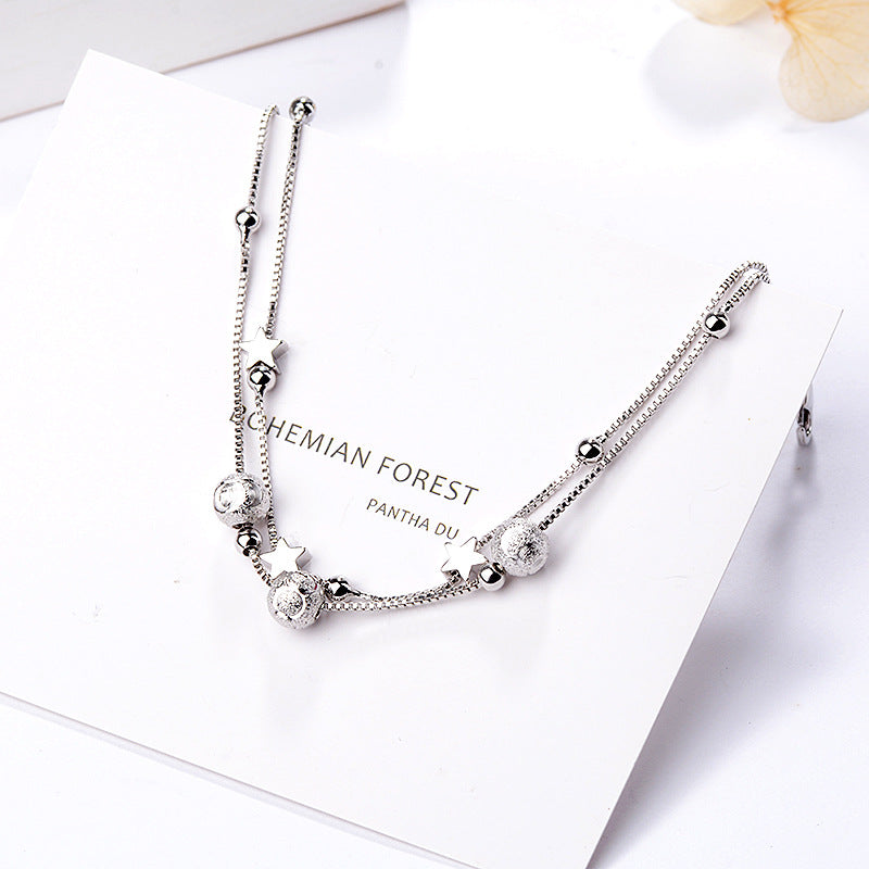 Round Five-pointed Star Female Korean Style Bracelets