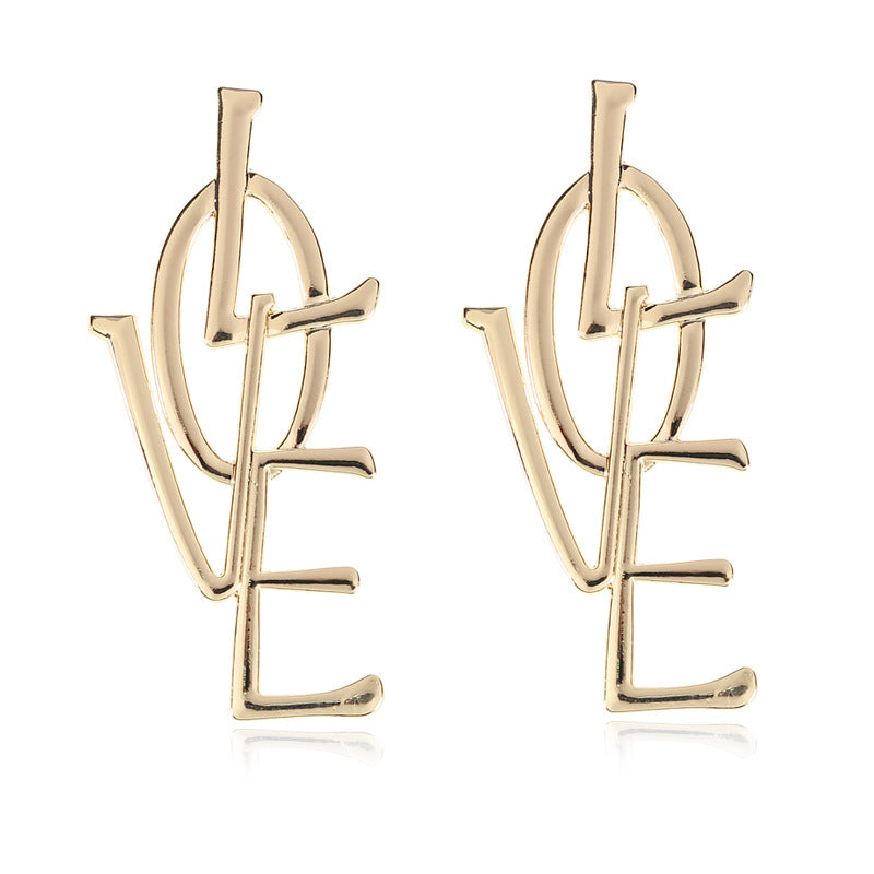 Women's Fashion Glossy Pendant Personalized Fashionmonger Long Earrings