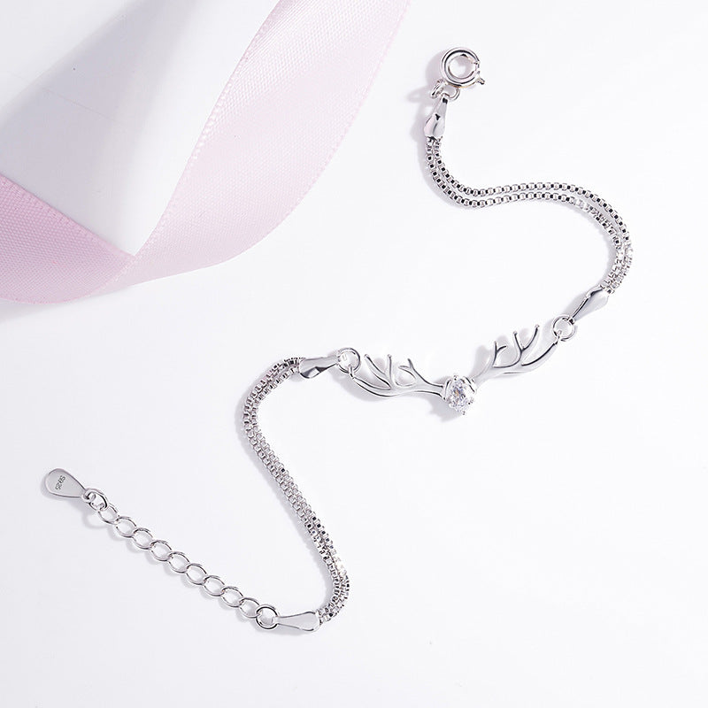 Korean Style Mori Artistic Elk Female Bracelets