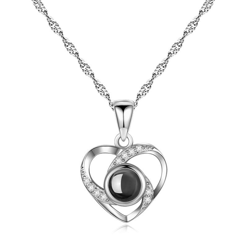 Hollow Out One Hundred Languages You Necklaces
