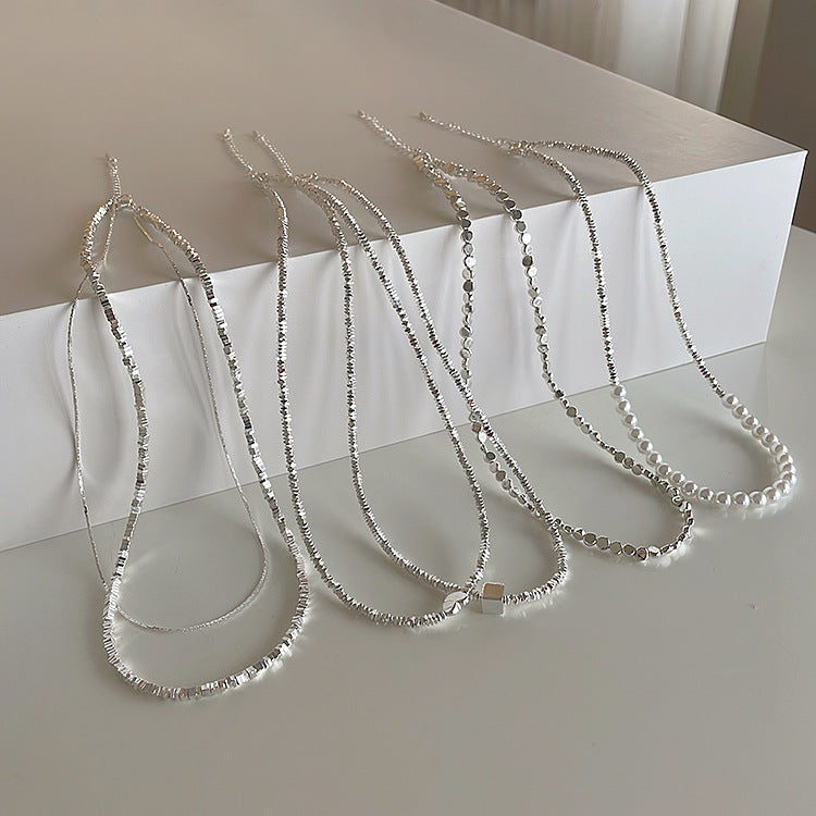 Women's Small Pieces Of Sier For Niche Necklaces
