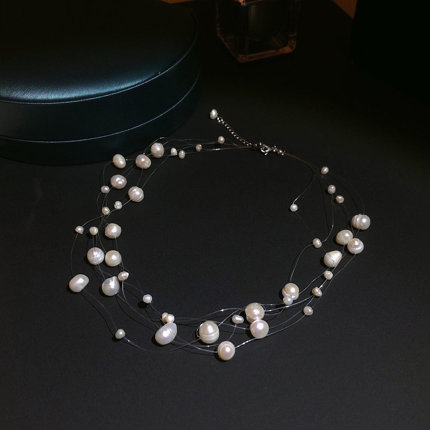 Women's Size And Handmade Fishing Line Clavicle Woven Necklaces