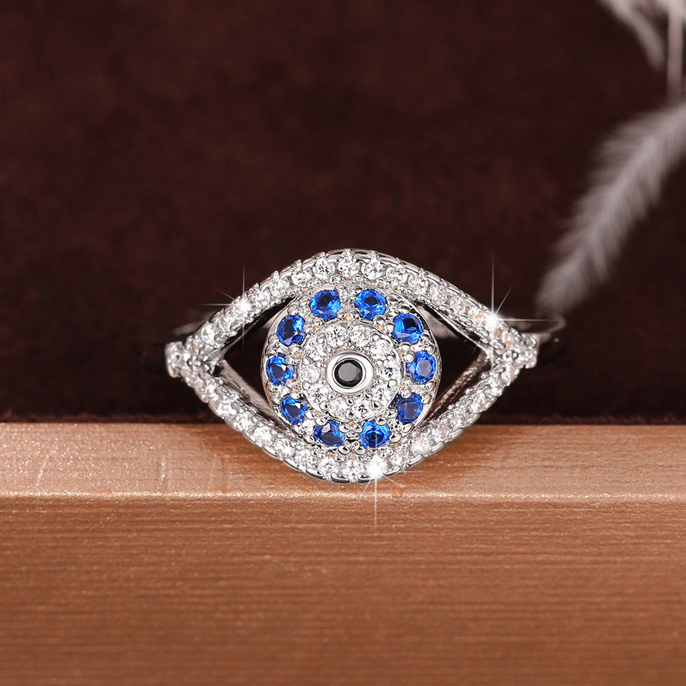 Shi Unique Design Angel Eyes Devil's Rings