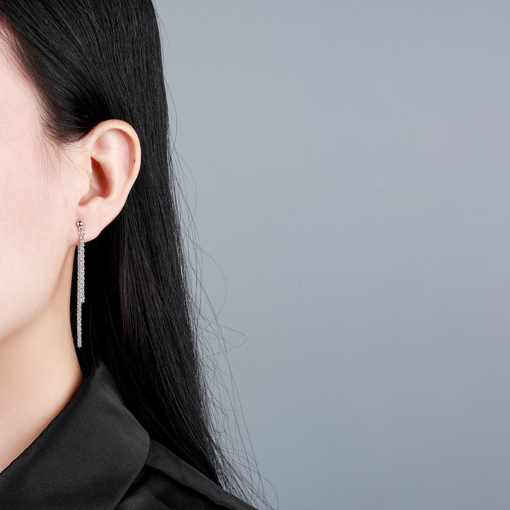 Women's Sky Flash Chain Tassel High Quality Earrings