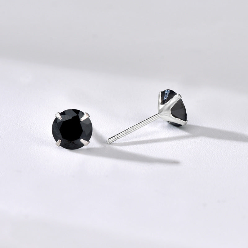 Fashion Zircon Twee Birthday Sier Sterling Earrings