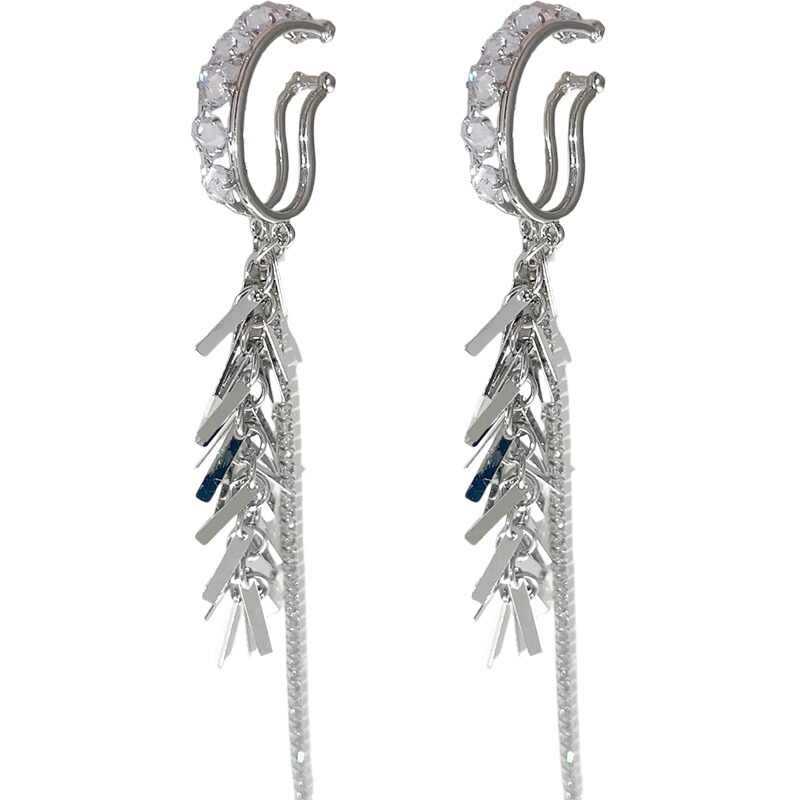 Long Extra Tassel Bone Hook High-grade Ear Clip