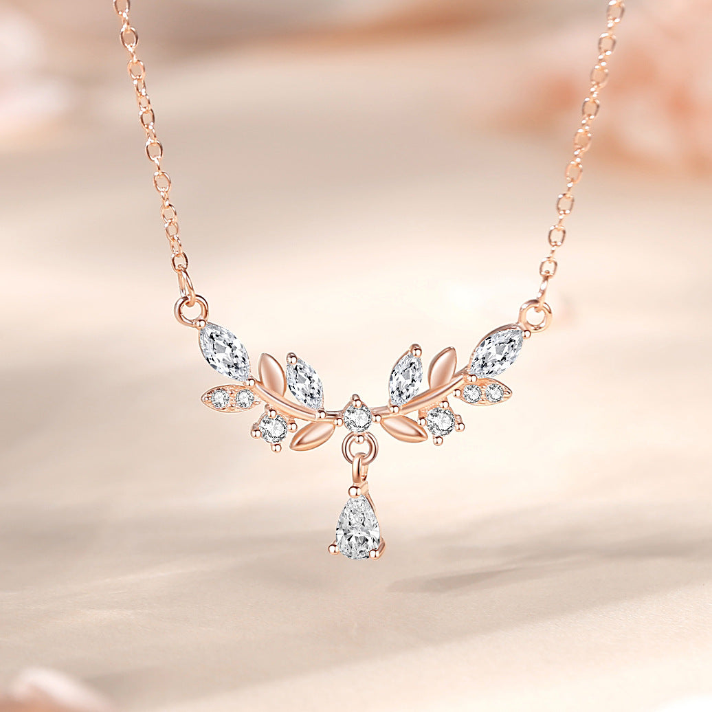 Colliers de chaîne de clavicule hipster de style coréen féminin