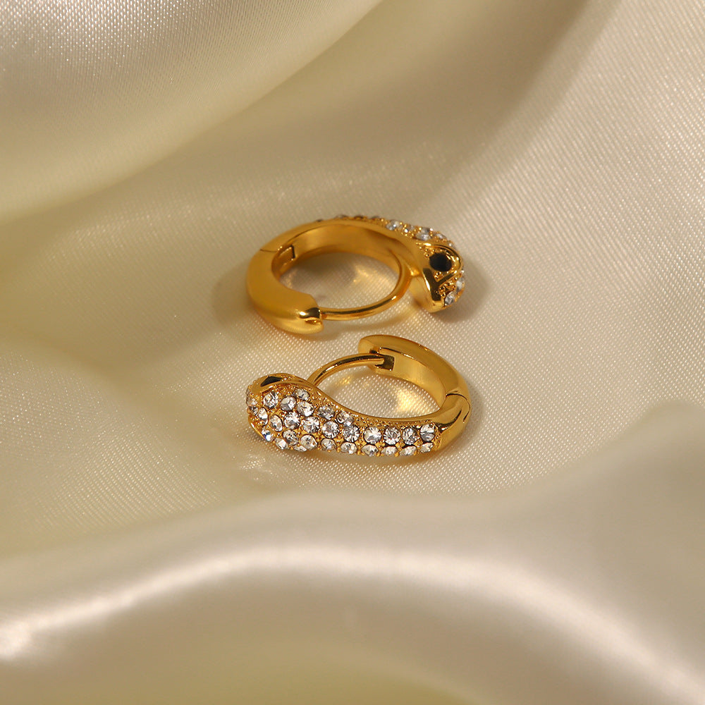 Bagues de luxe légères incrustées de Zircon, haute sensibilité