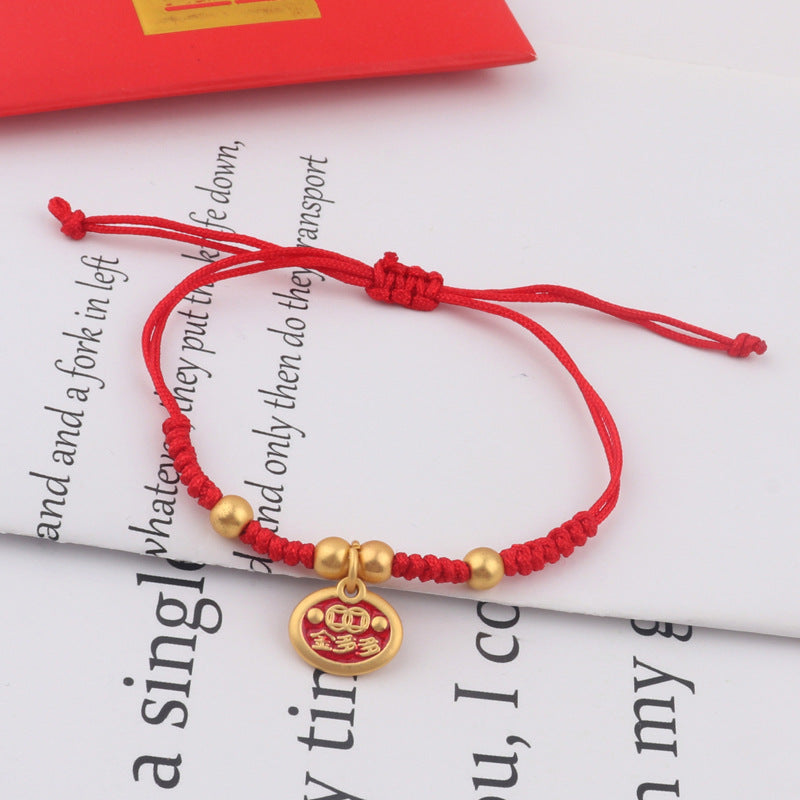 Dragon Red Rope Live Broadcast Hand-woven Bracelets