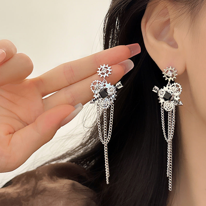 Irregular Heart Zircon Female Cold Style Sweet Necklaces