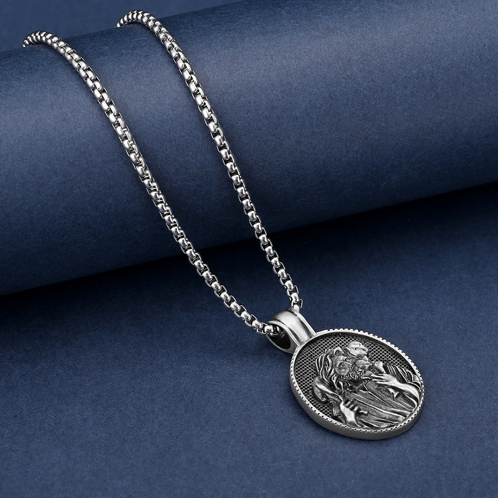 Men's Vintage Style Pendant Sweater Chain Jewelry Necklaces