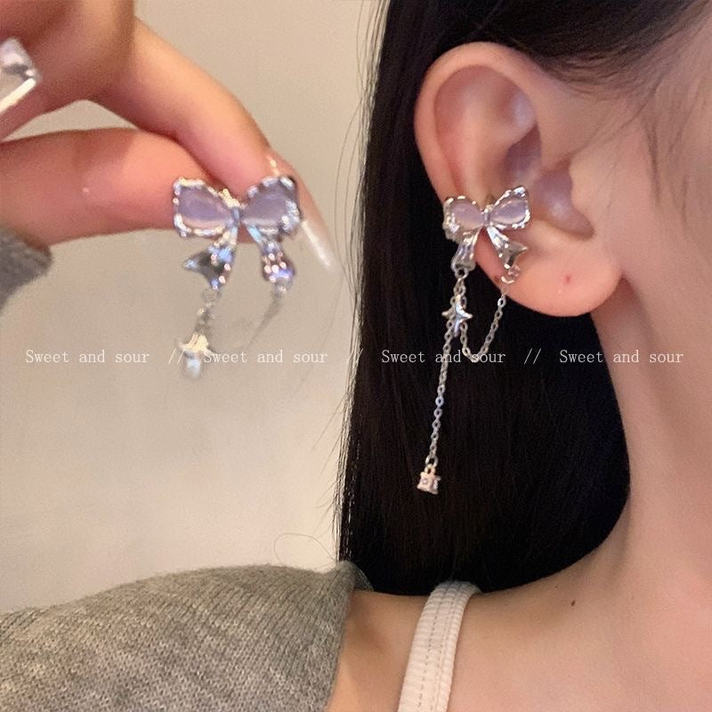Women's Flower Zircon For Design Fashionable Temperamental Without Rings