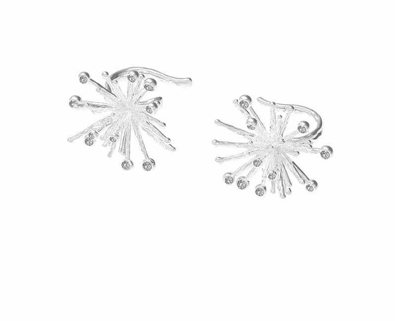 Light Luxury High Sense Personalized Exaggerated Design Stylish Unique Retro Stud Earrings
