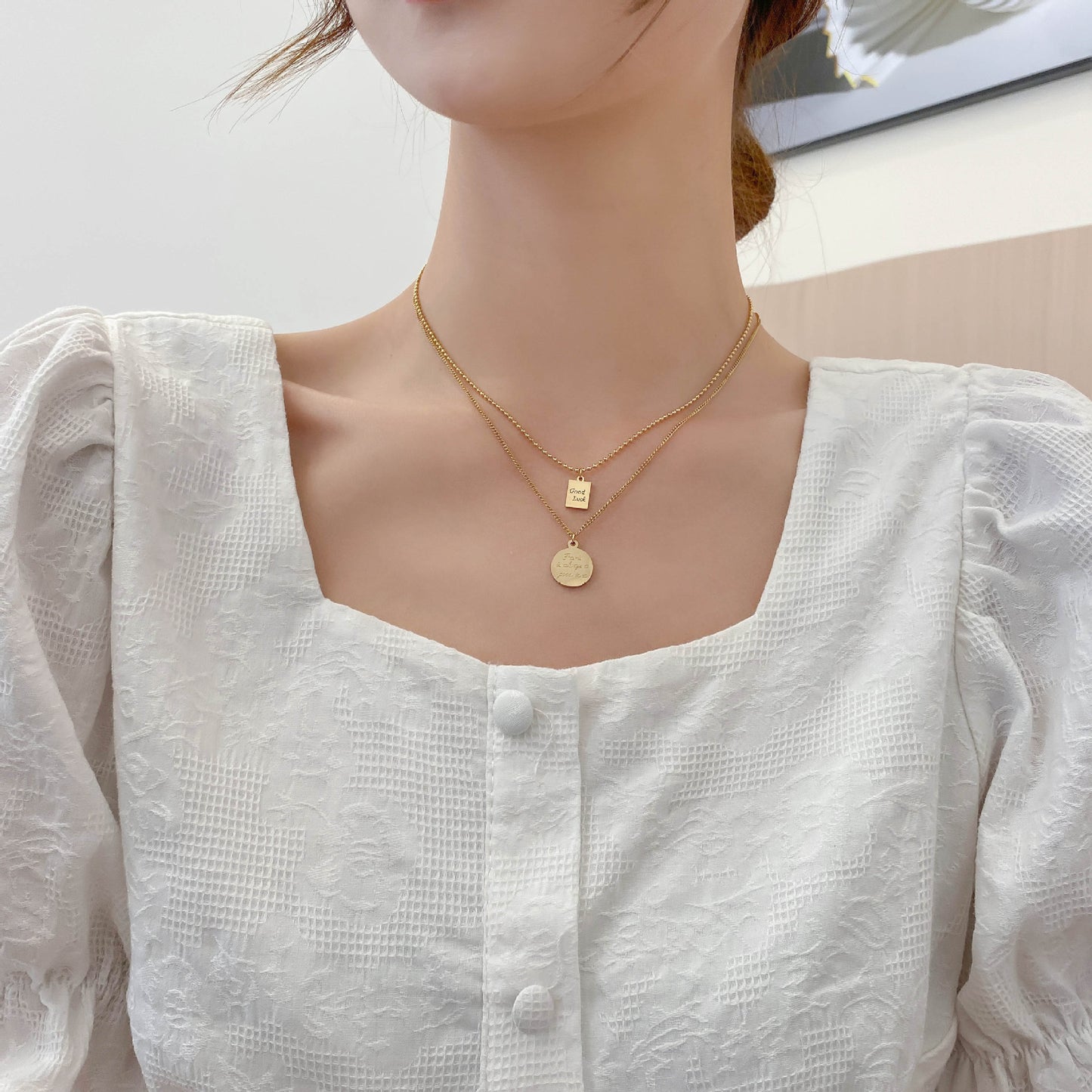 Women's Trendy Cold Sweater Chain Hip Hop Necklaces