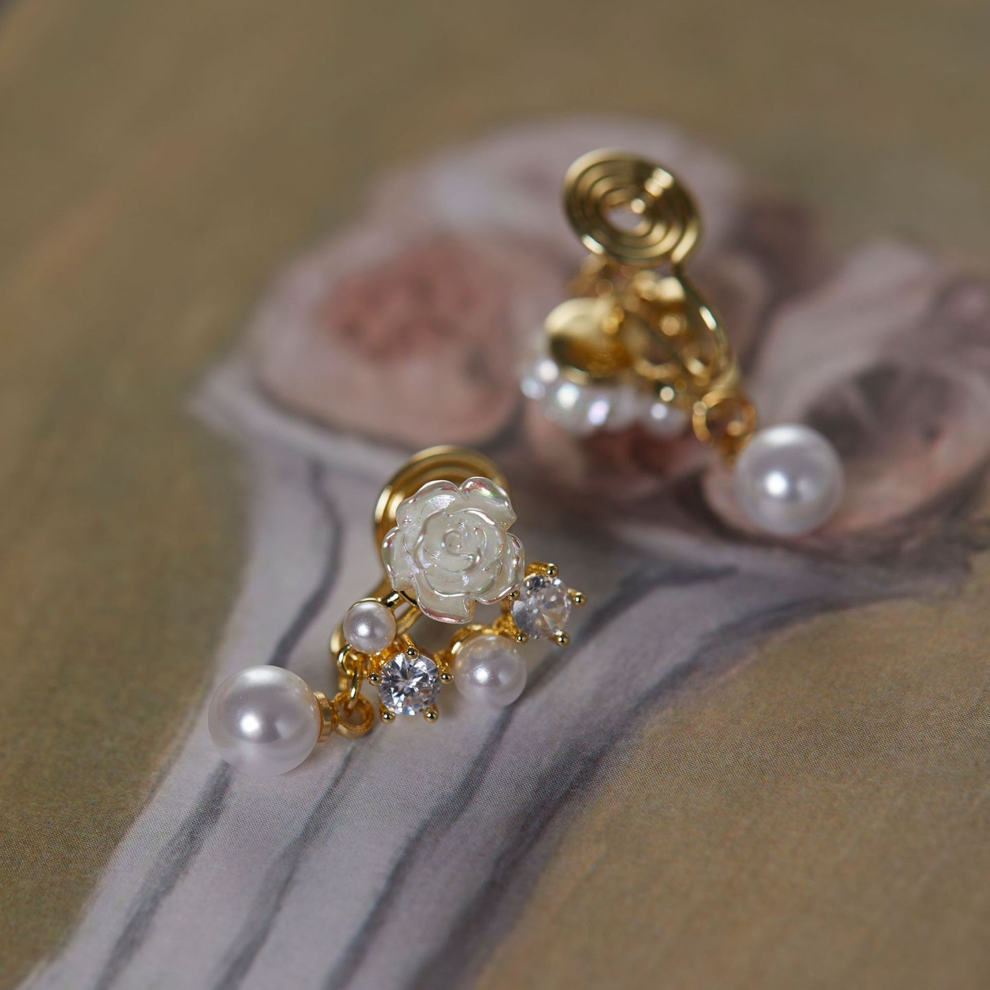 Damen-Blumen-Sommer-kleine französische Perlen-trendige Ringe