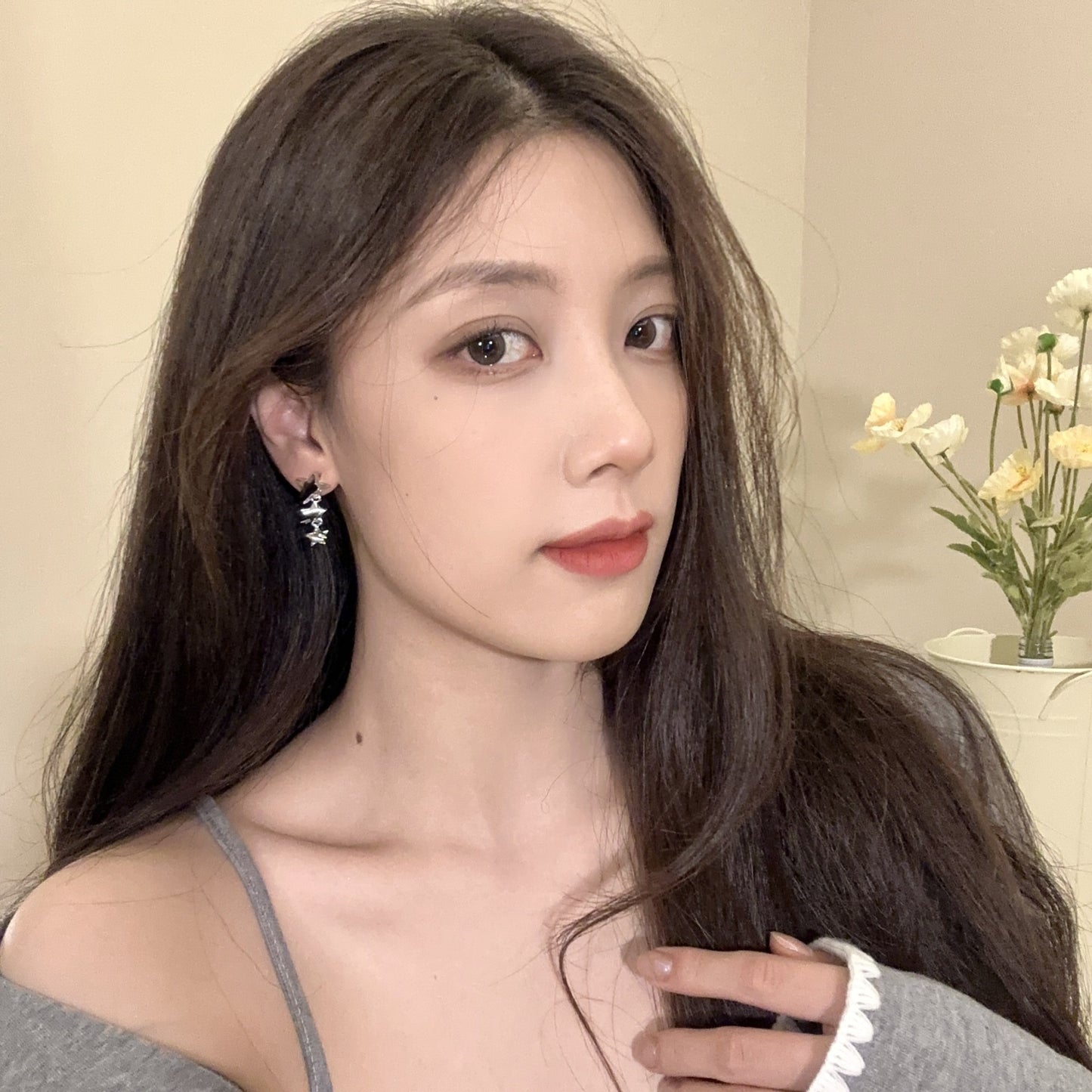 Women's Cold Style Star Ear Minority Design Earrings