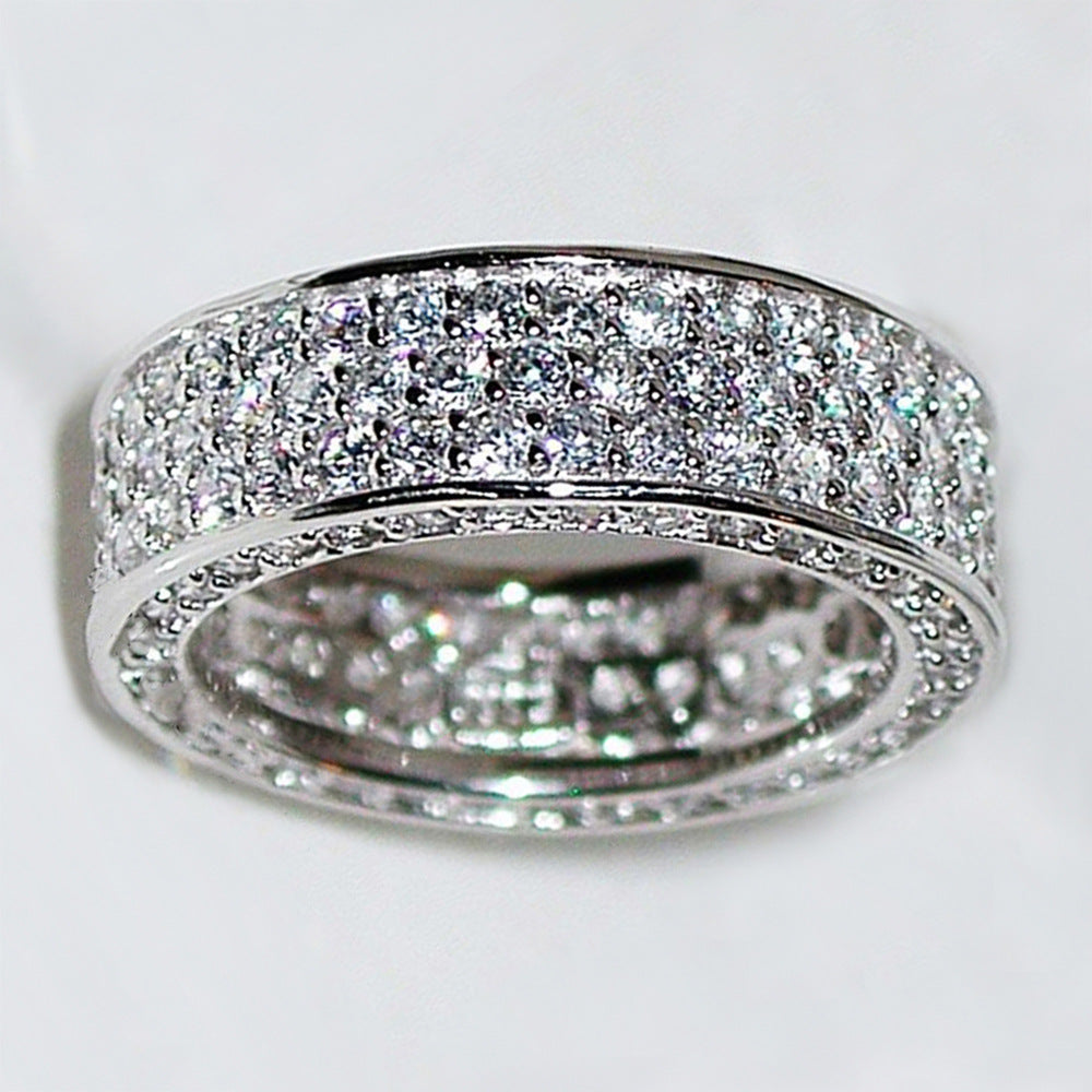 Attractive Korean Starry More Than Zircon Rings