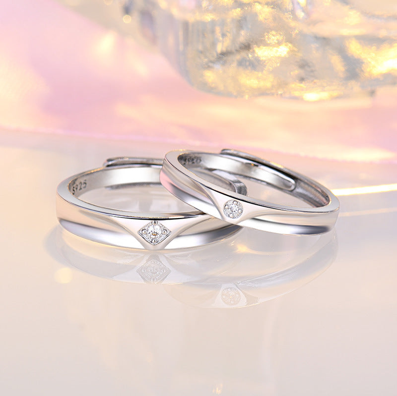 Women's & Men's & Simple Personality And Fashionable Romantic Rings