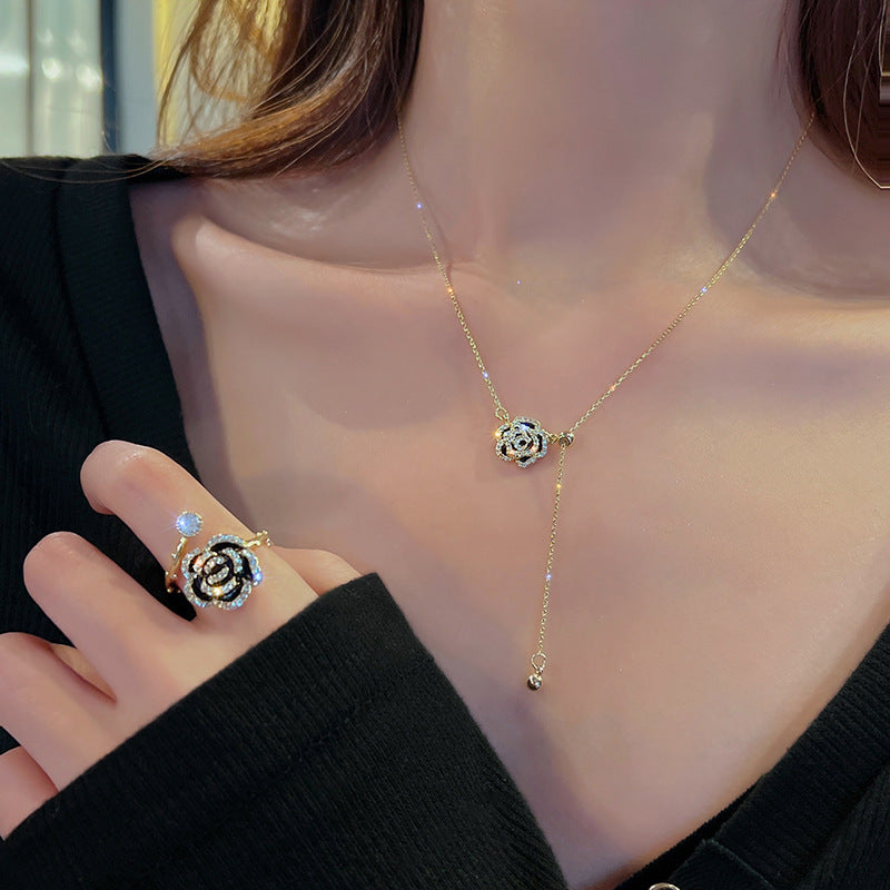 Chaîne de clavicule féminine, colliers légers d'intérêt spécial