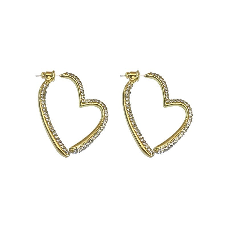 Women's High-grade Love Heart Trendy Light Luxury Refined Grace Rings