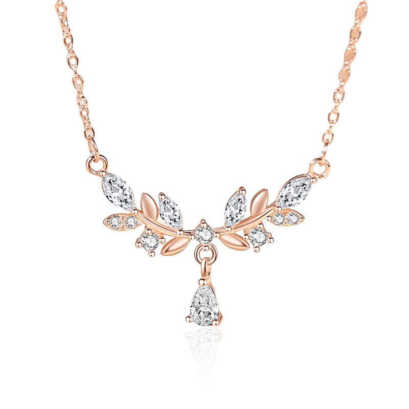 Colliers de chaîne de clavicule hipster de style coréen féminin