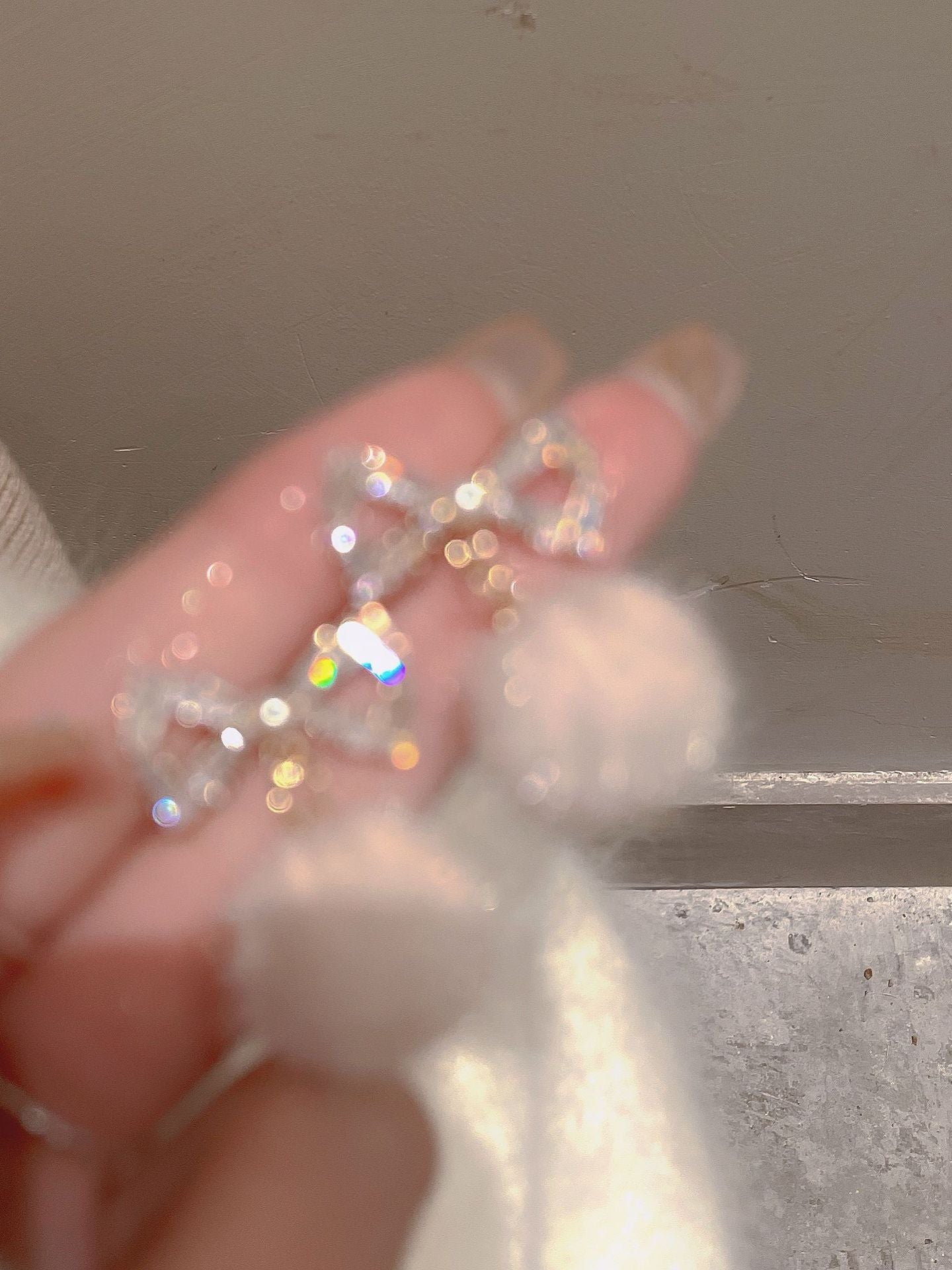 Hair Ball Mosquito Coil Ear Clip No Earrings