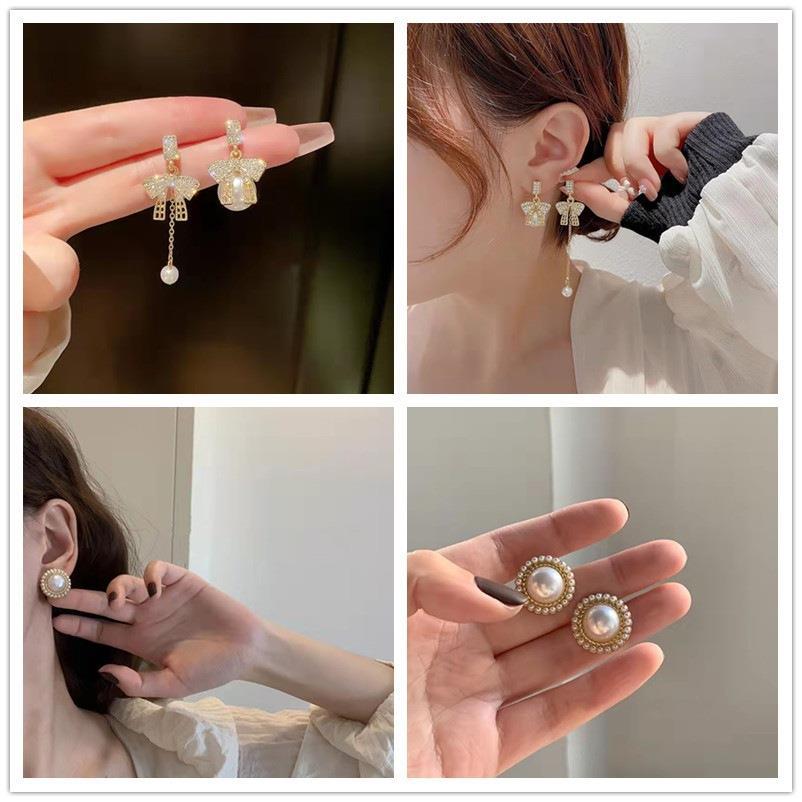 Zircon Elegant Simple Fashion Style Female Earrings