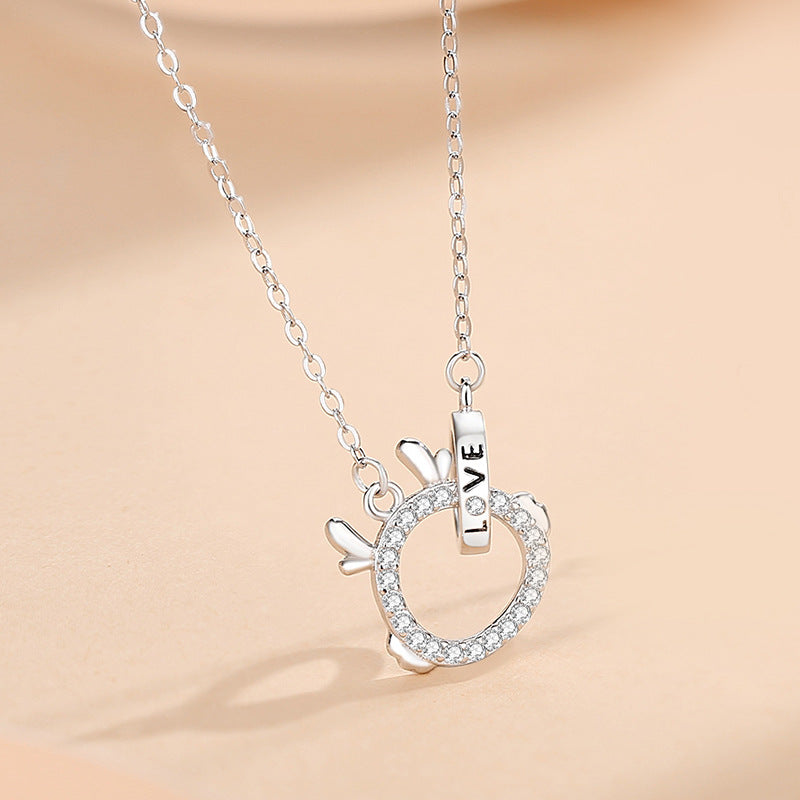 Micro colliers en chaîne de clavicule chinoise Sier Life pour femmes