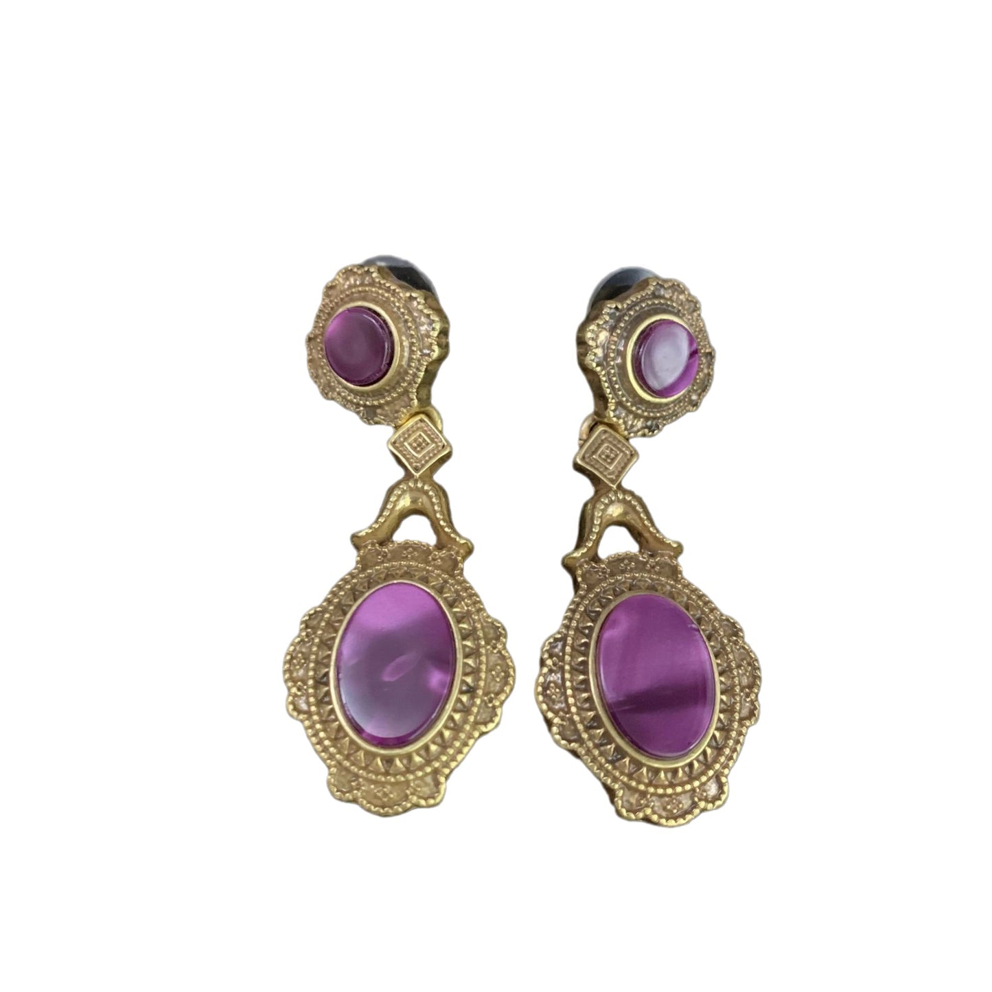 Deep Thick Retro Court Light Luxury High-grade Earrings
