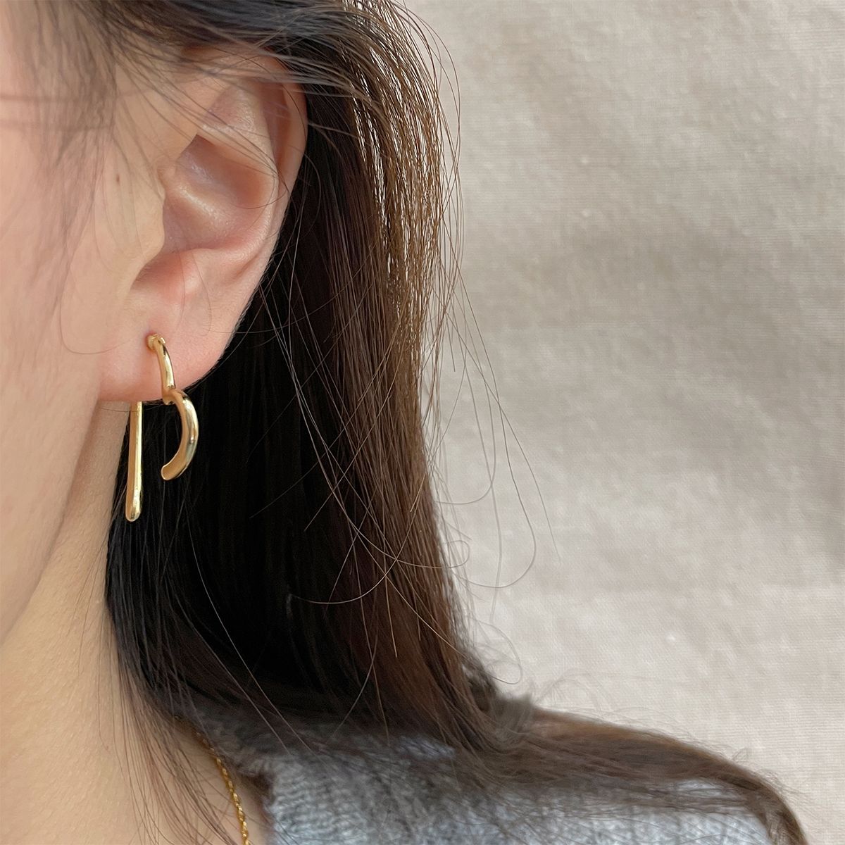 Women's Simple Heart Temperamental Design High-grade Creative One Pair Rings