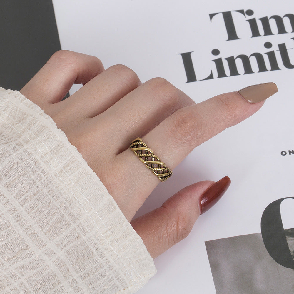 Fashion Ornament Personality Female Design Retro Rings